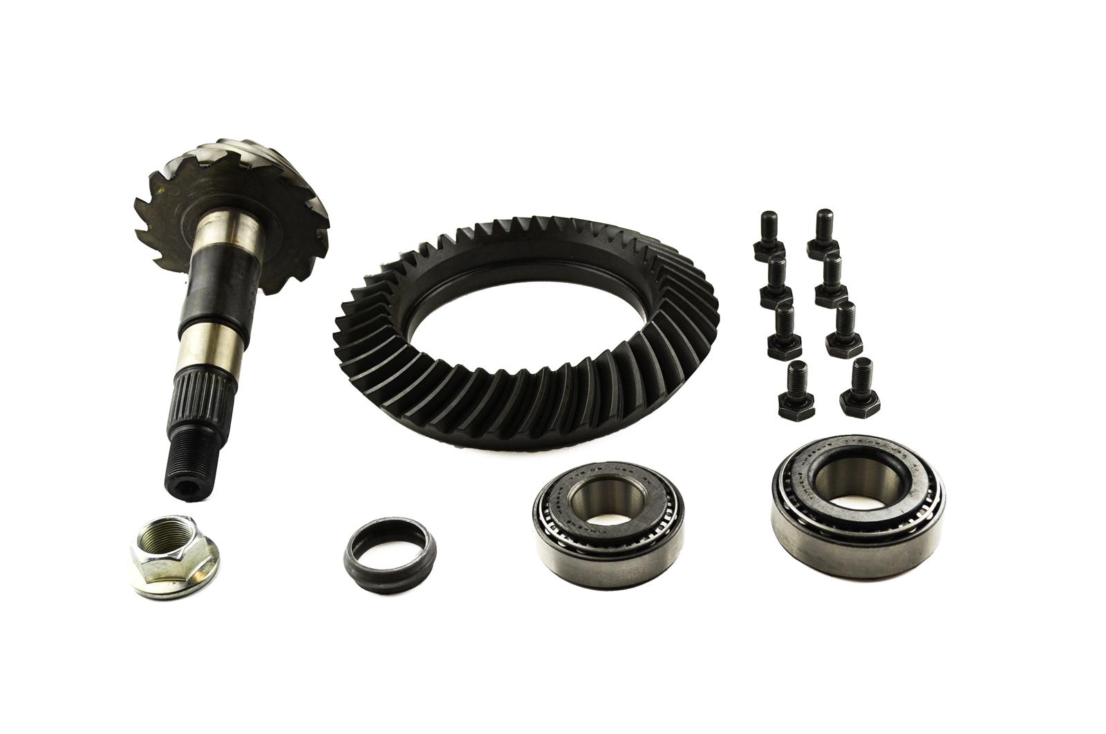 Spicer Drivetrain Products Ring and Pinion Gear with Installation Kits 707244-1X Dana 35 3.07 Gears Complete Kits, 3.07:1 Ratio, 26-spline, Standard Rotation, 35, Jeep, Rear, Kit
