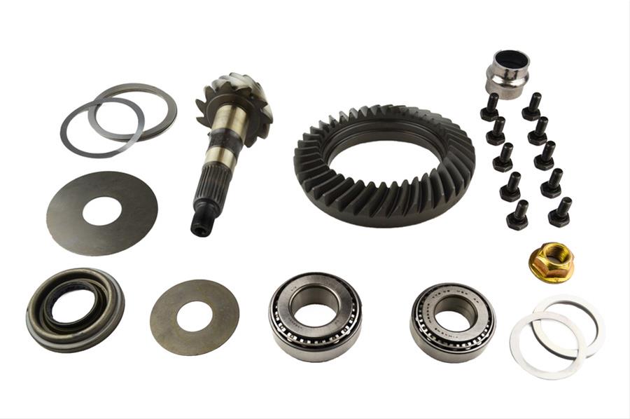 Spicer Drivetrain Products Ring and Pinion Gear with Installation Kits 707344-8X Dana 30 3.55 Gears Differential Pinion; - Ratio
