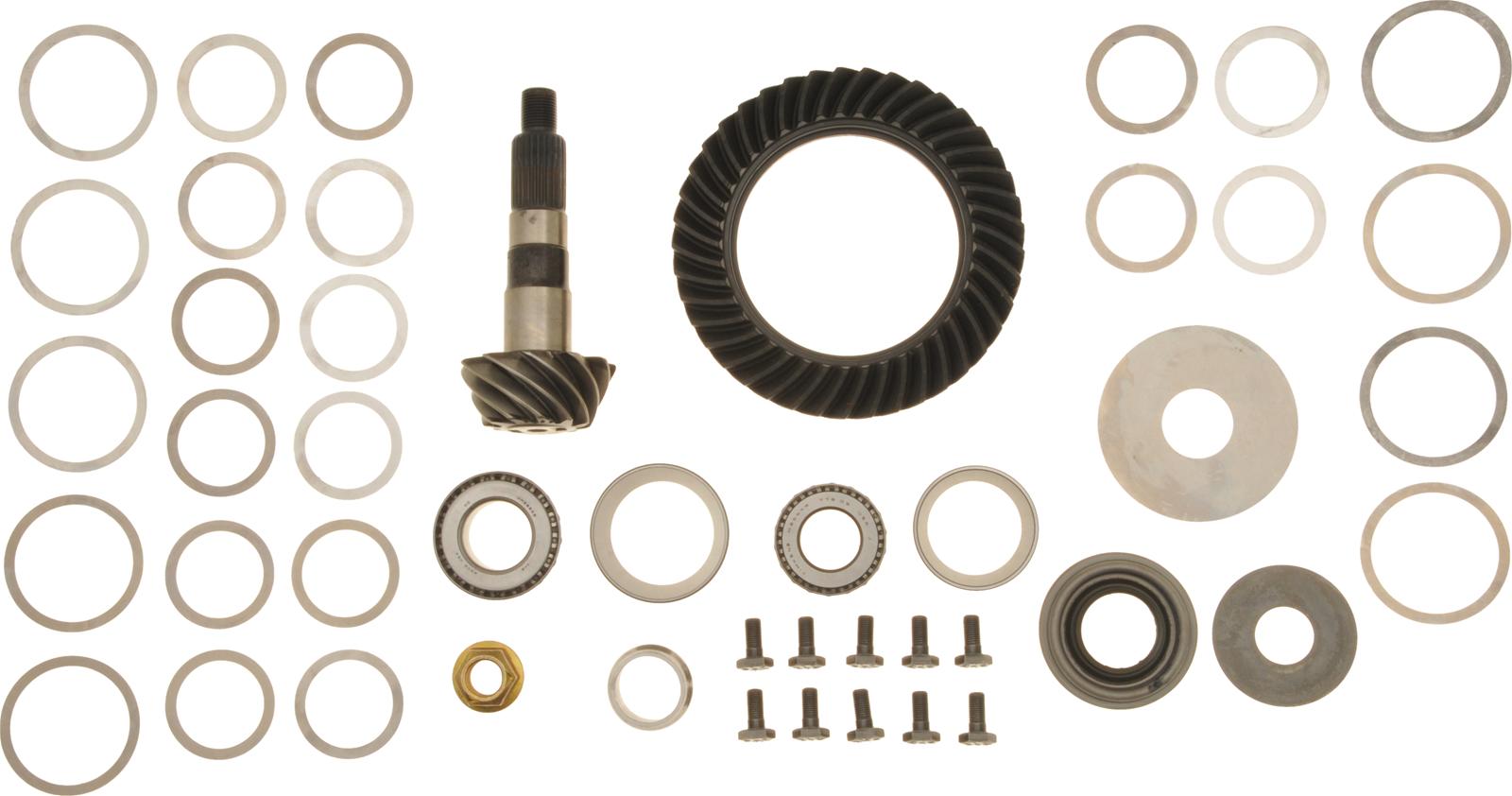 Spicer Drivetrain Products Ring and Pinion Gear with Installation Kits for 1996-2004 GRAND CHEROKEE, 1997-2001 WRANGLER - 707344-9X Gears, 3.73:1 Ratio, 26-spline, Standard Rotation, Kit, Dana 30, Kit