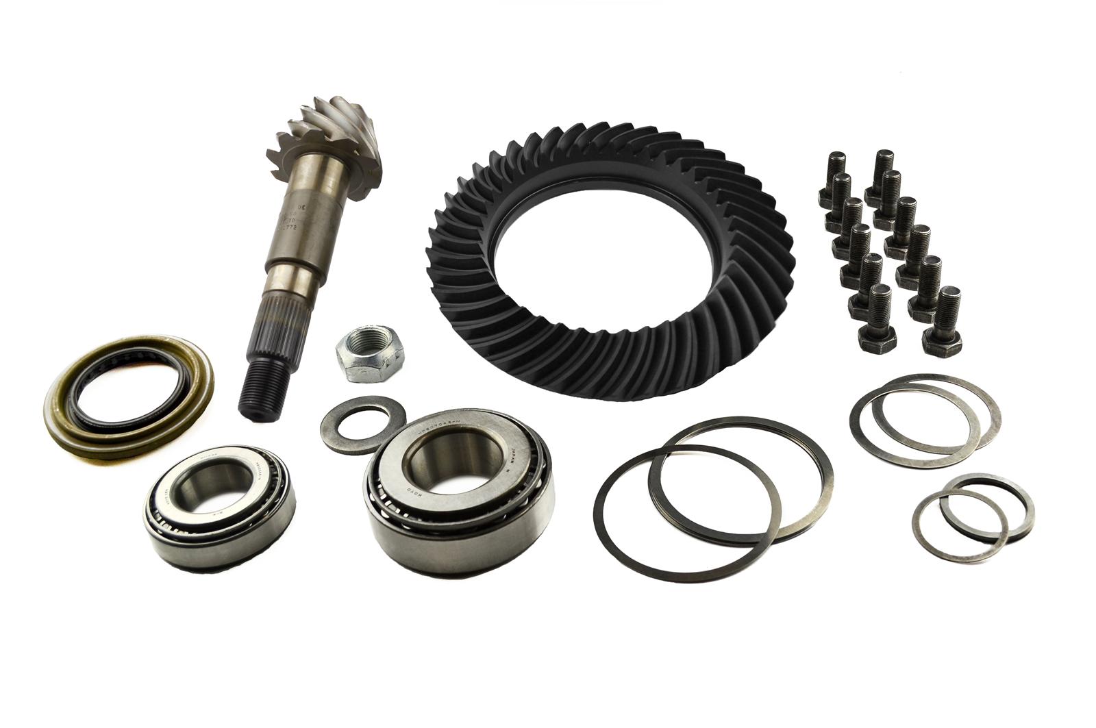 Spicer Drivetrain Products Ring and Pinion Gear with Installation Kits 707361-12X Dana 80 4.10 Gears Gear, Kit, 4.10:1, Standard Rotation, 80, Kit