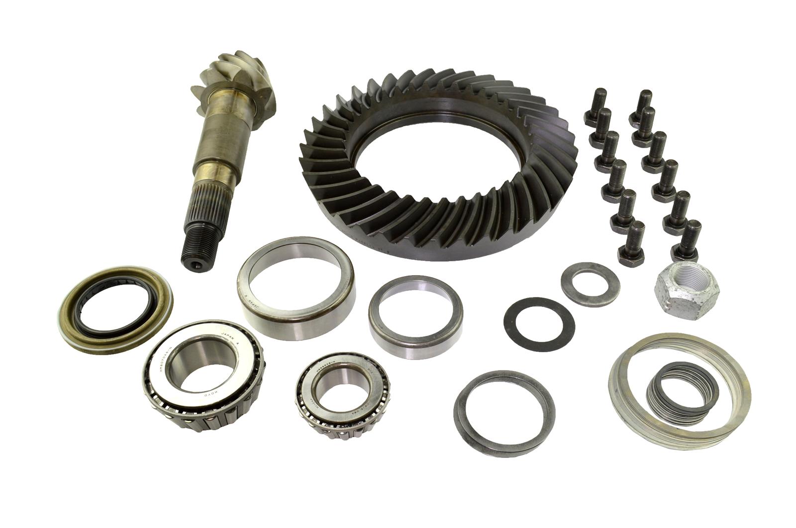 Spicer Drivetrain Products Ring and Pinion Gear with Installation Kits 707361-13X Dana 80 4.63 Gears & Set: 80/Ratio Hardware And Shims 1999-2000 Ford E350/E450 Super Duty