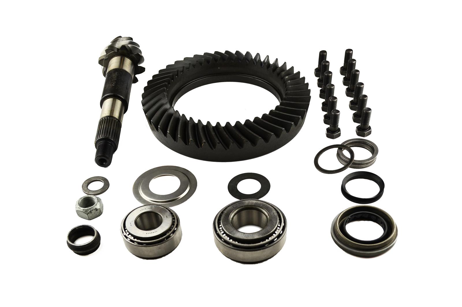 Spicer Drivetrain Products Ring and Pinion Gear with Installation Kits 707475-5X Dana 60 5.38 Gears Gears, 5.38:1 Ratio, 29-spline, Reverse Rotation, Kit, 60, Kit