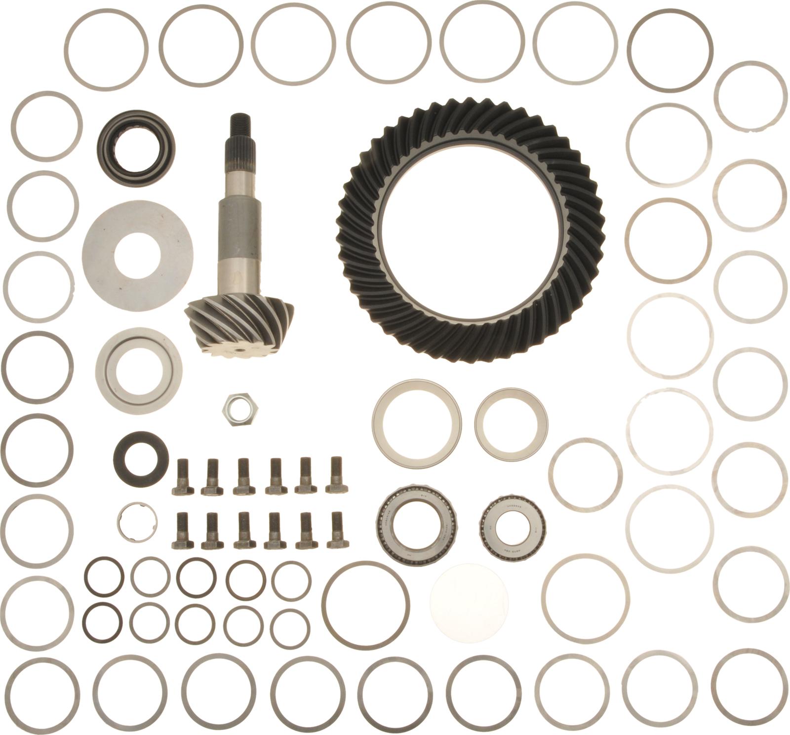 Spicer Drivetrain Products Ring and Pinion Gear with Installation Kits 708015-2 Dana 70 4.10 Gears Gear, Kit, 4.10:1, Standard Rotation, 70, Kit