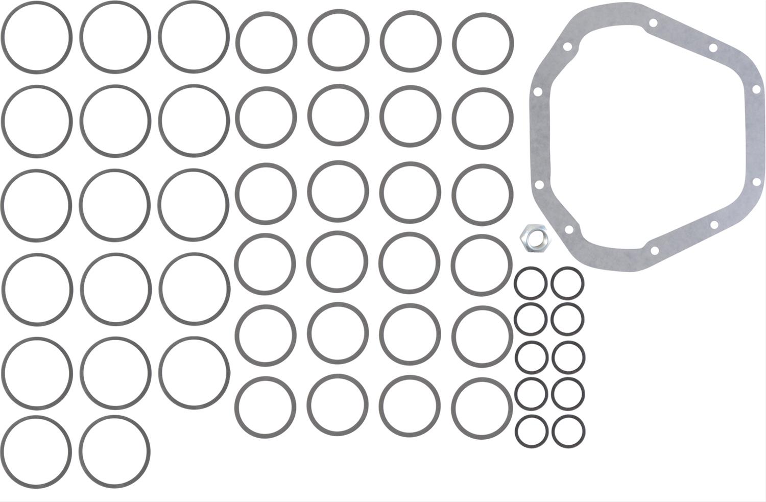 Spicer Drivetrain Products Pinion Shims 708020 Shims, Steel, Dana, Kit