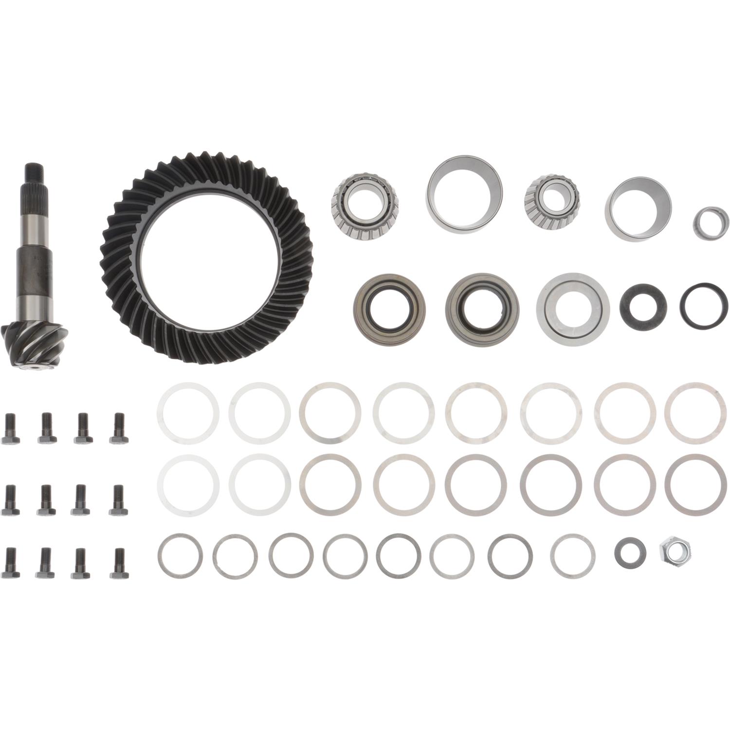 Spicer Drivetrain Products Ring and Pinion Gear with Installation Kits 708123-5 Dana 60 5.38 Gears Differential Pinion; 60R- Thick Gear, Ratio, 4.10 & Down