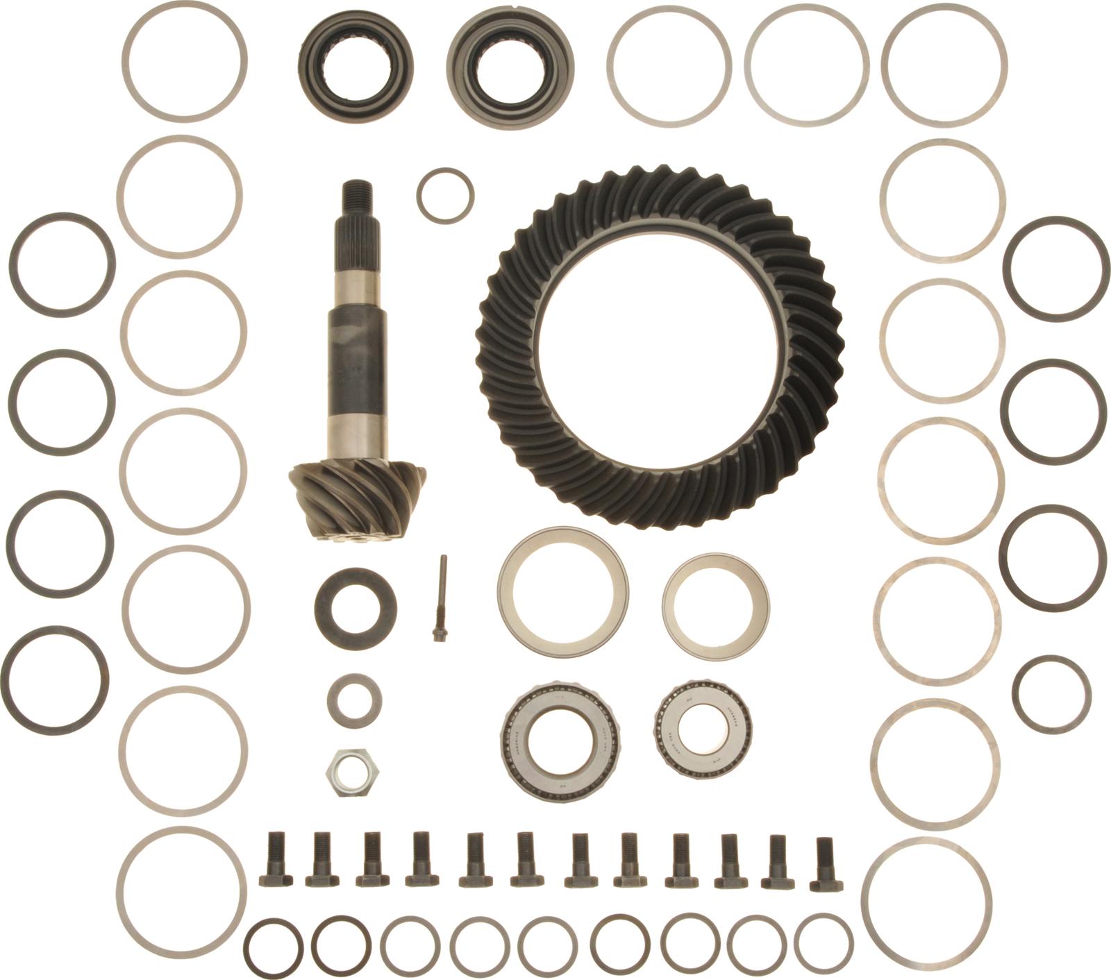 Spicer Drivetrain Products Ring and Pinion Gear with Installation Kits 708125-5 Dana 60 4.10 Gears Gears, 4.10:1 Ratio, 29-spline, Standard Rotation, Kit, 60, Kit