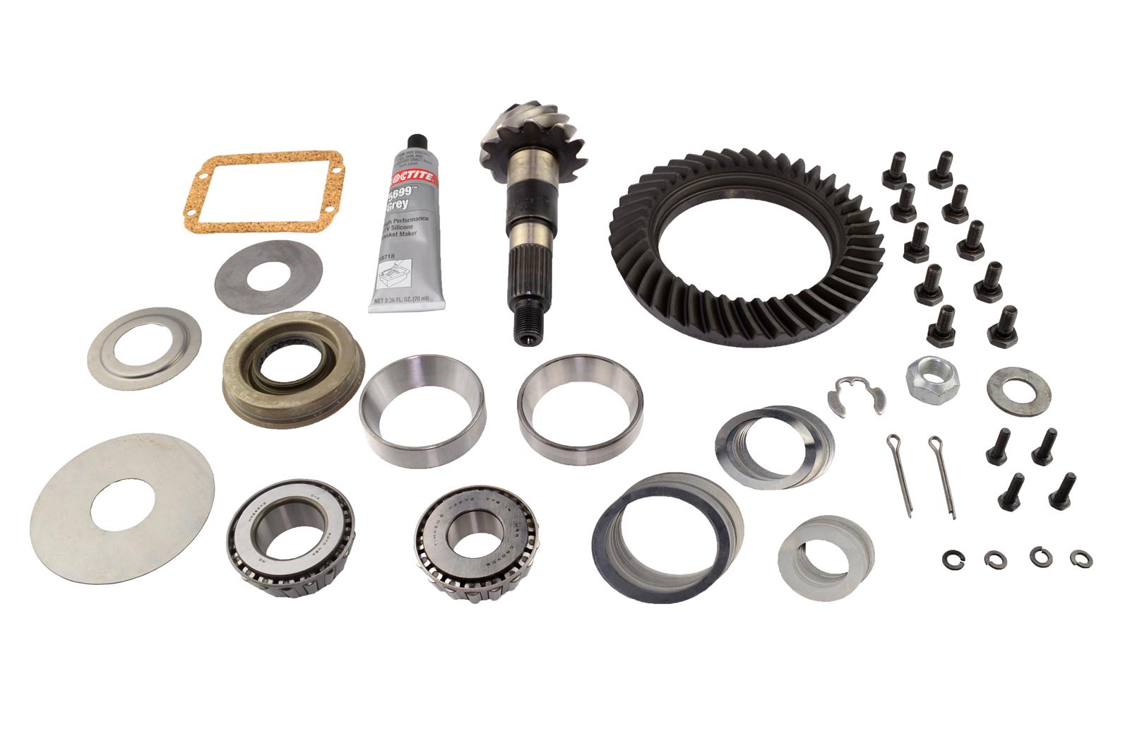 Dana Spicer Drivetrain Products Ring and Pinion Gears 708133-1 & Gear Set Axle: 30 / Ratio 3.73 Includes Installation Hardware And Shims 2001 Jeep Xj