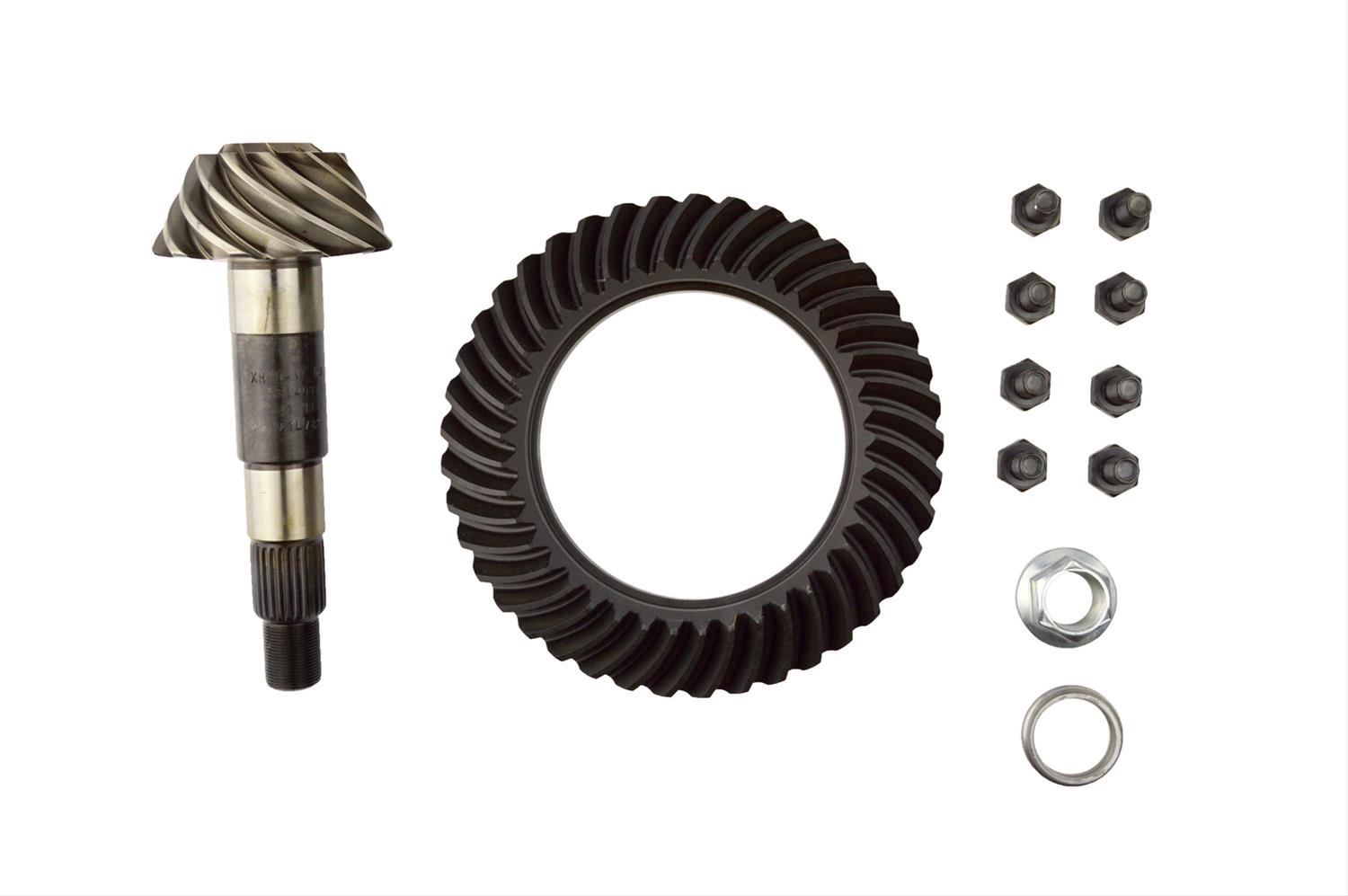 Spicer Drivetrain Products Ring and Pinion Gear with Installation Kits 84215-5 Dana 35 3.73 Gears Complete Kits, 3.73:1 Ratio, 26-spline, Standard Rotation, 35, Jeep, Rear, Kit