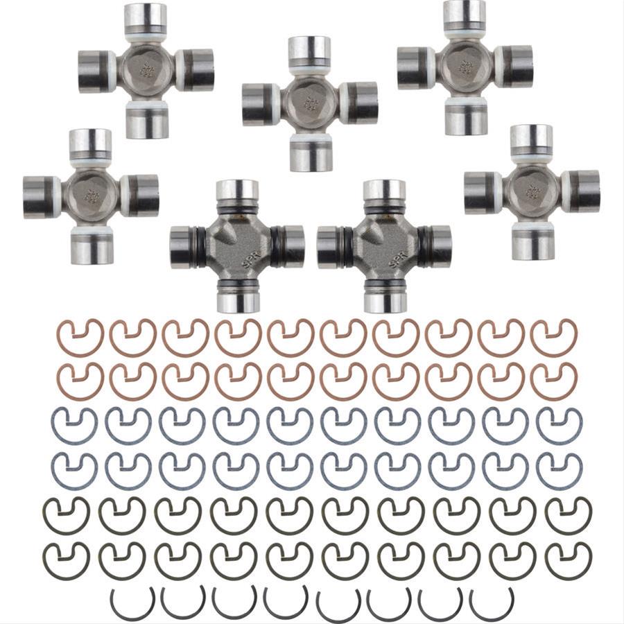 Dana Spicer Drivetrain Products - U-Joints for 1987-1993 CHEROKEE, 1979-1983 CJ5, 1979-1986 CJ7 SPL1027JK Universal Joint Kit (SPL Performance Pack)