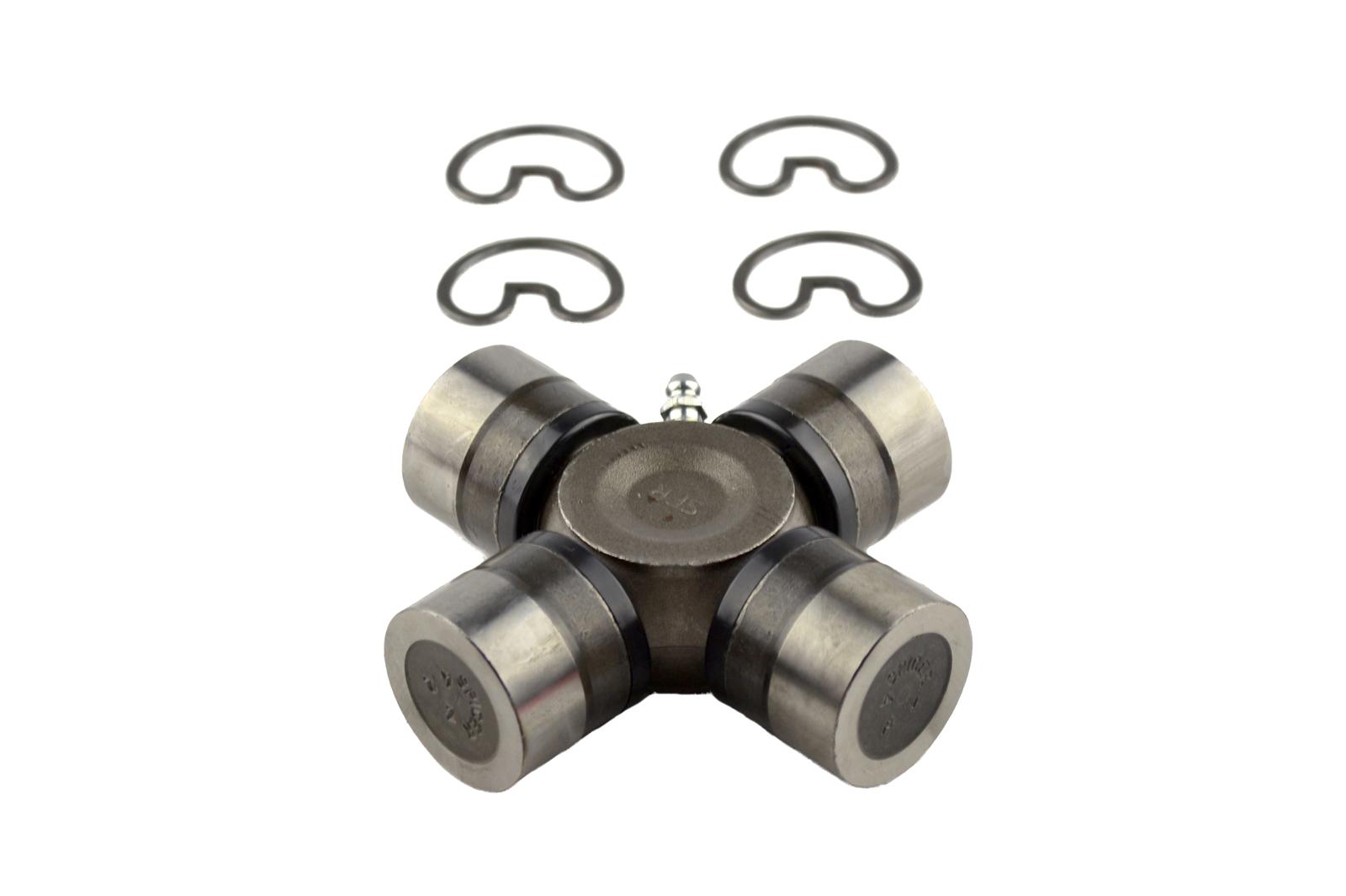 Spicer Drivetrain Products Life Series U-Joints for 2017-2020 F-250 SUPER DUTY, 2006-2008 RAM 3500 - SPL55-1X U-Joint, Series, 1480 Style, 4 Plain Caps, 1.375 in. Cap Diameter, 4.188 in. Width, Greasable, Steel, Chevy, GMC, Dodge,