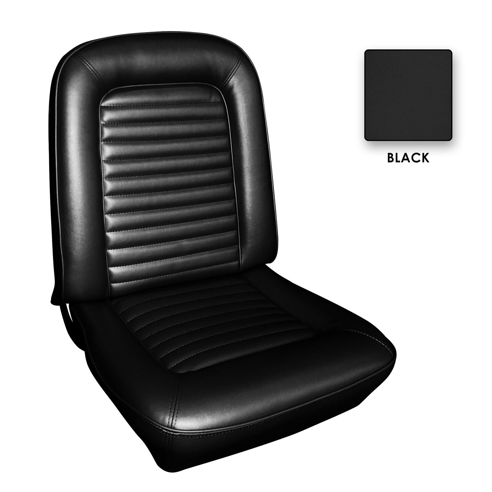 Scott Drake 65SBUCKBK Scott Drake Standard Seat Upholstery Summit