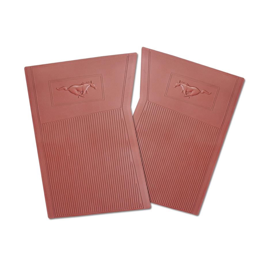 Scott Drake C5ZZ6513086DR Scott Drake Rubber Pony Floor Mats Summit Racing