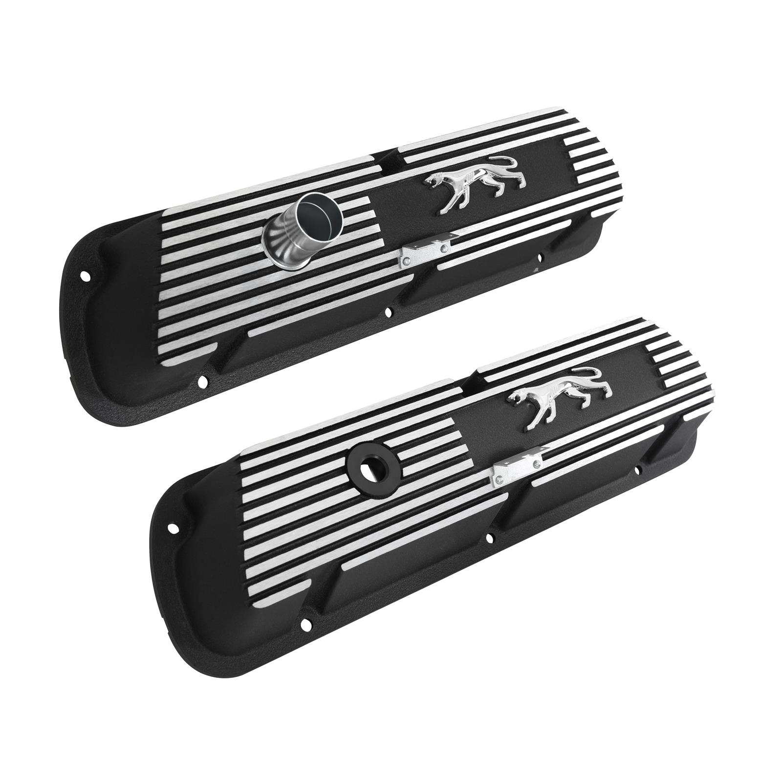 Scott Drake 6A582-CO Scott Drake Classic Aluminum Valve Covers