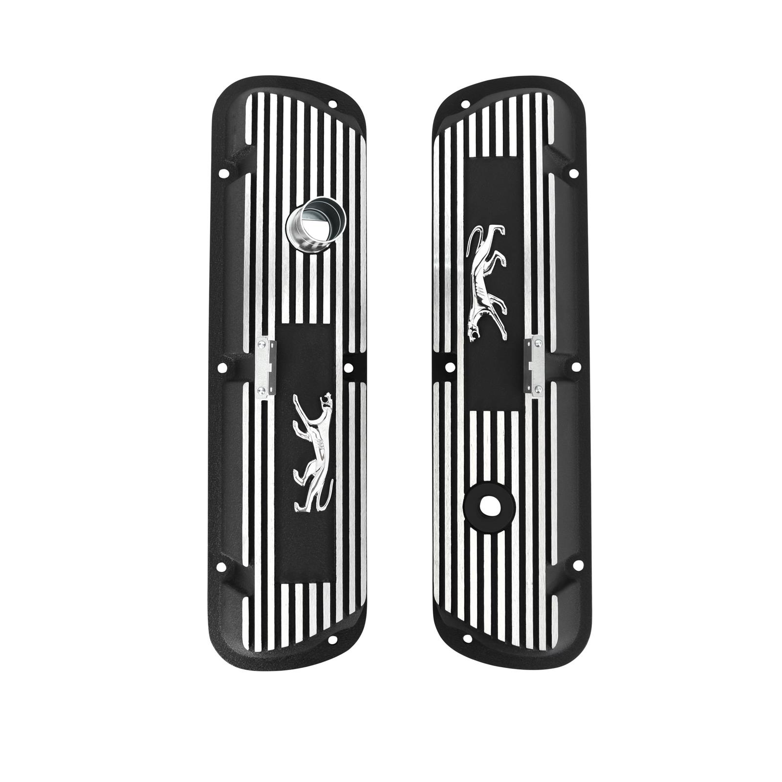 Scott Drake 6A582-CO Scott Drake Classic Aluminum Valve Covers