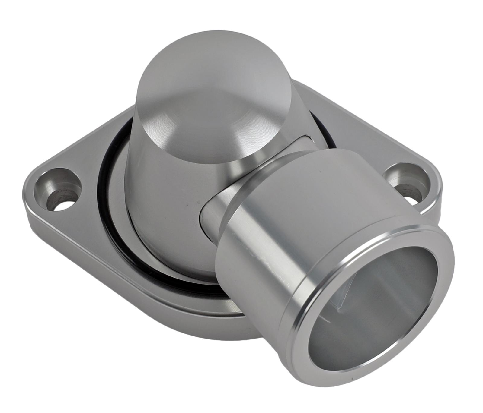 Scott Drake Water Necks B-F434 Neck, Swivel, Billet Aluminum, Polished, Ford, FE, Each