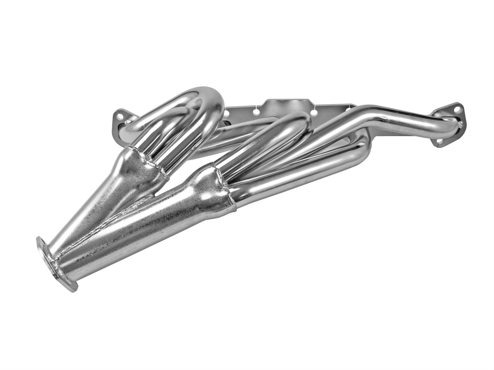 Scott Drake Headers C3OZ-9430-H1 Header, 6-2 Style, Steel, Nickel Plated, Single Outlet Collector Design, Ford, 170, 200, Each