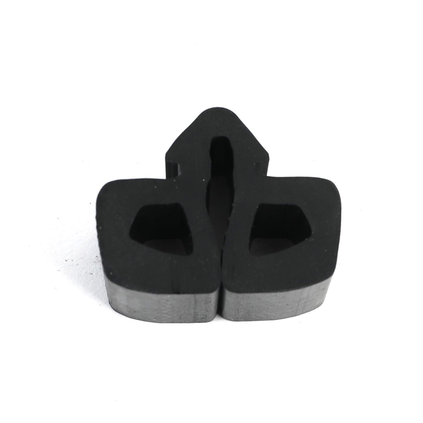 Scott Drake Hood Bump Stops C4DZ-16758-B Stop, Rubber, Black, Ford, Each