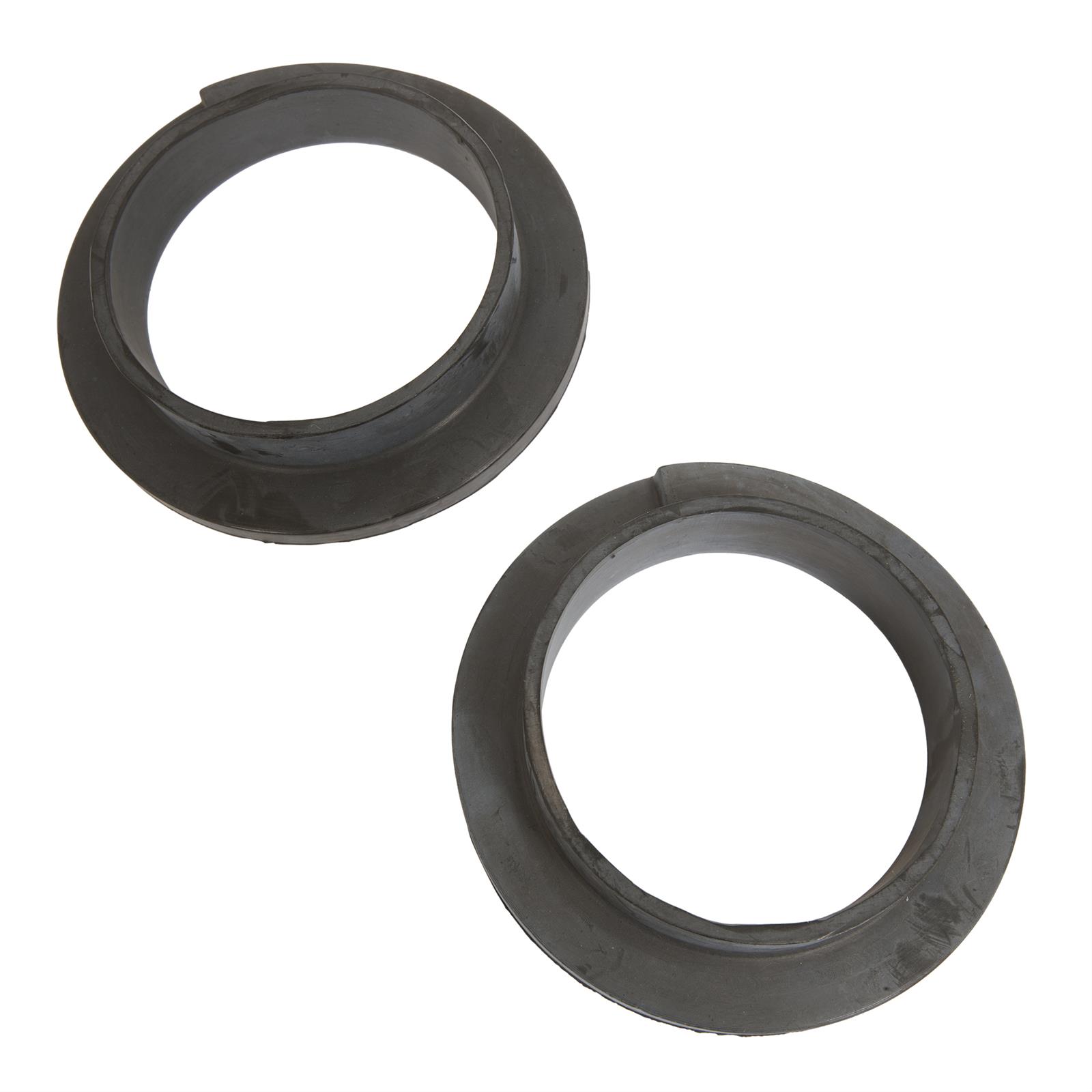 Scott Drake Coil Spring Insulators C4DZ-5415-UR Insulator, Front Upper, Polyurethane, Black, 0.375 in. Height, Ford, Mercury, Pair