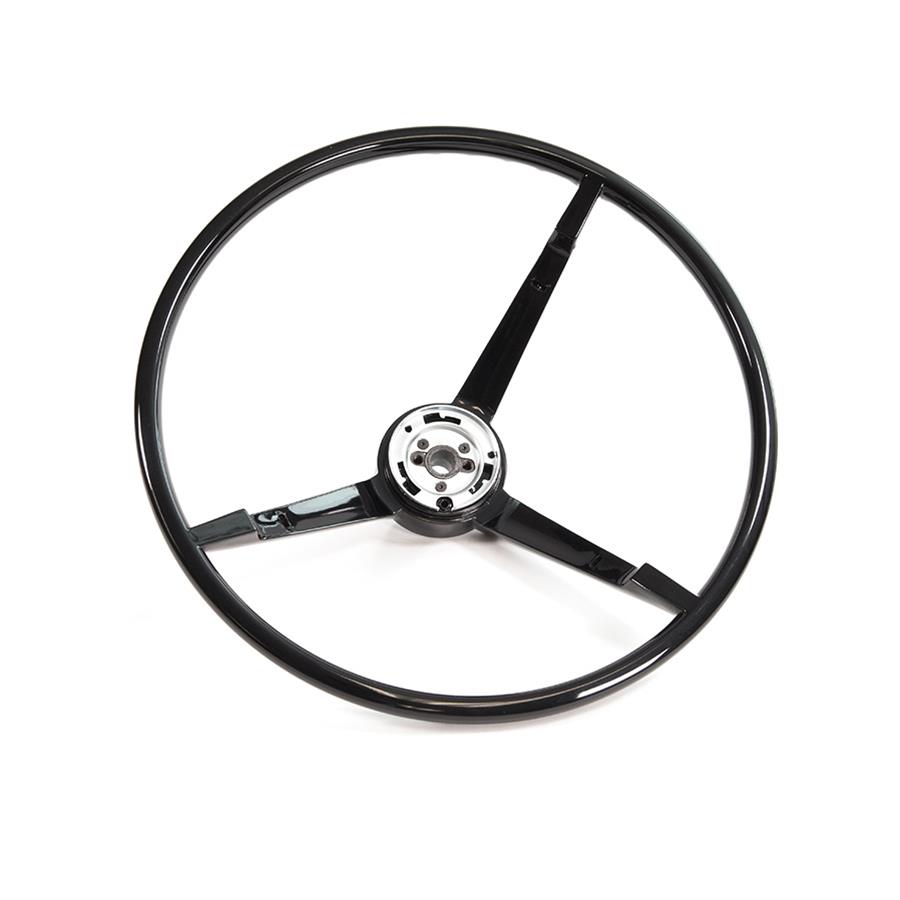 Scott Drake Replacement Steering Wheels C4ZZ-3600-BK Wheel, Replacement, ABS Plastic, Black, Ford, 2-Bolt Mount, Each