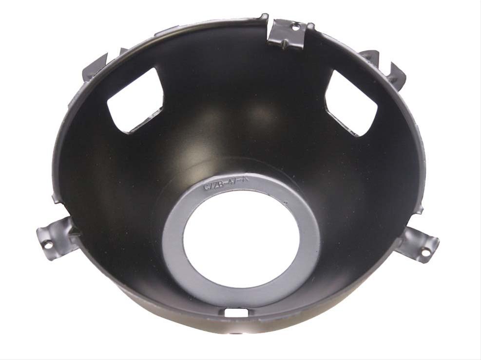 Scott Drake Headlamp Buckets C5ZZ-13008-A Bucket, Steel, Black, Ford, Each