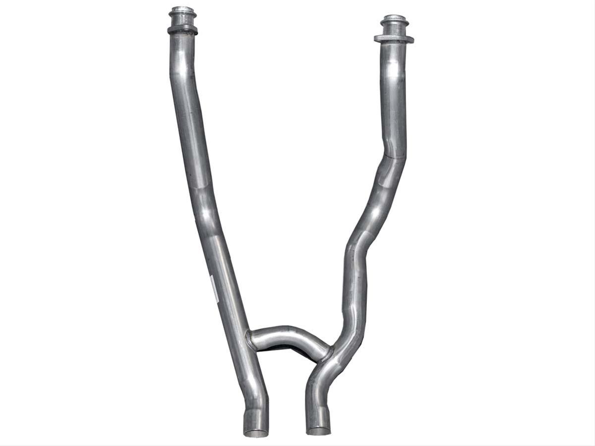 Scott Drake H-Pipes C5ZZ-5246-L Exhaust Crossover Pipe, H-Pipe, 2.25 in. Diameter, Steel, Aluminized, Ford, Mustang, Small Block Windsor, Each