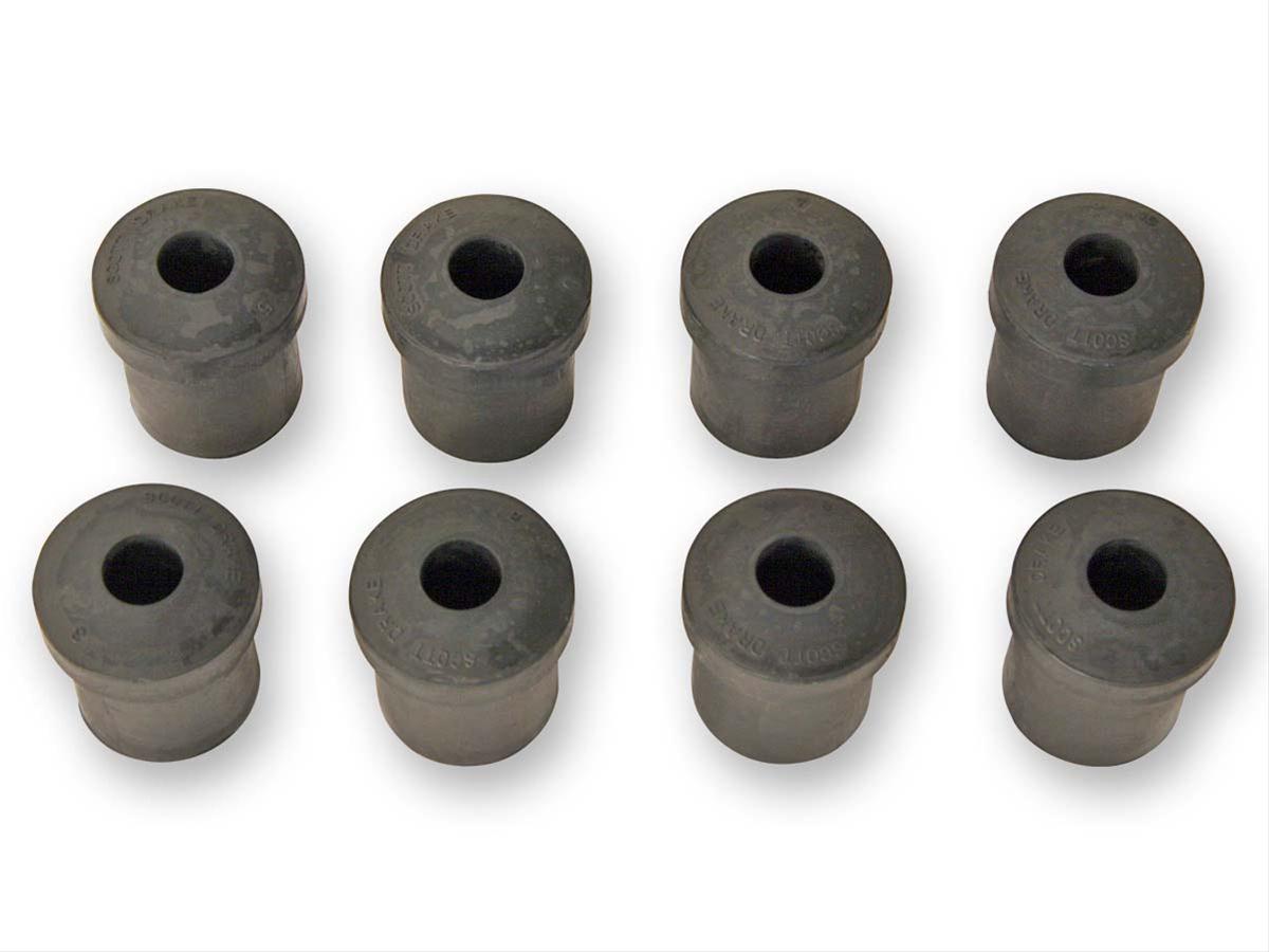 Scott Drake Leaf Spring Bushings C5ZZ-5781-BR Shakle Bushing (9/16" Hole Rubber)