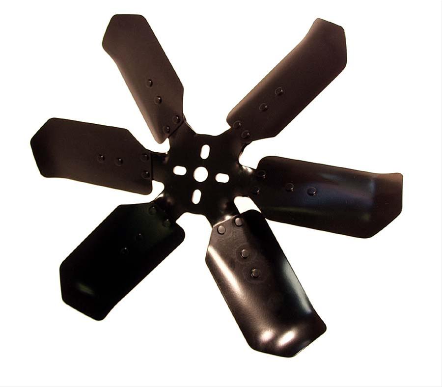 Scott Drake Fan Blade Assemblies for 1964-1973 MUSTANG - C6ZZ-8600-C Fan, Mechanical, Extra-Duty, 6 Blades, Steel Hub, Black, Clockwise Rotation, 17.00 in. Diameter, Ford, Each thumbnail 2