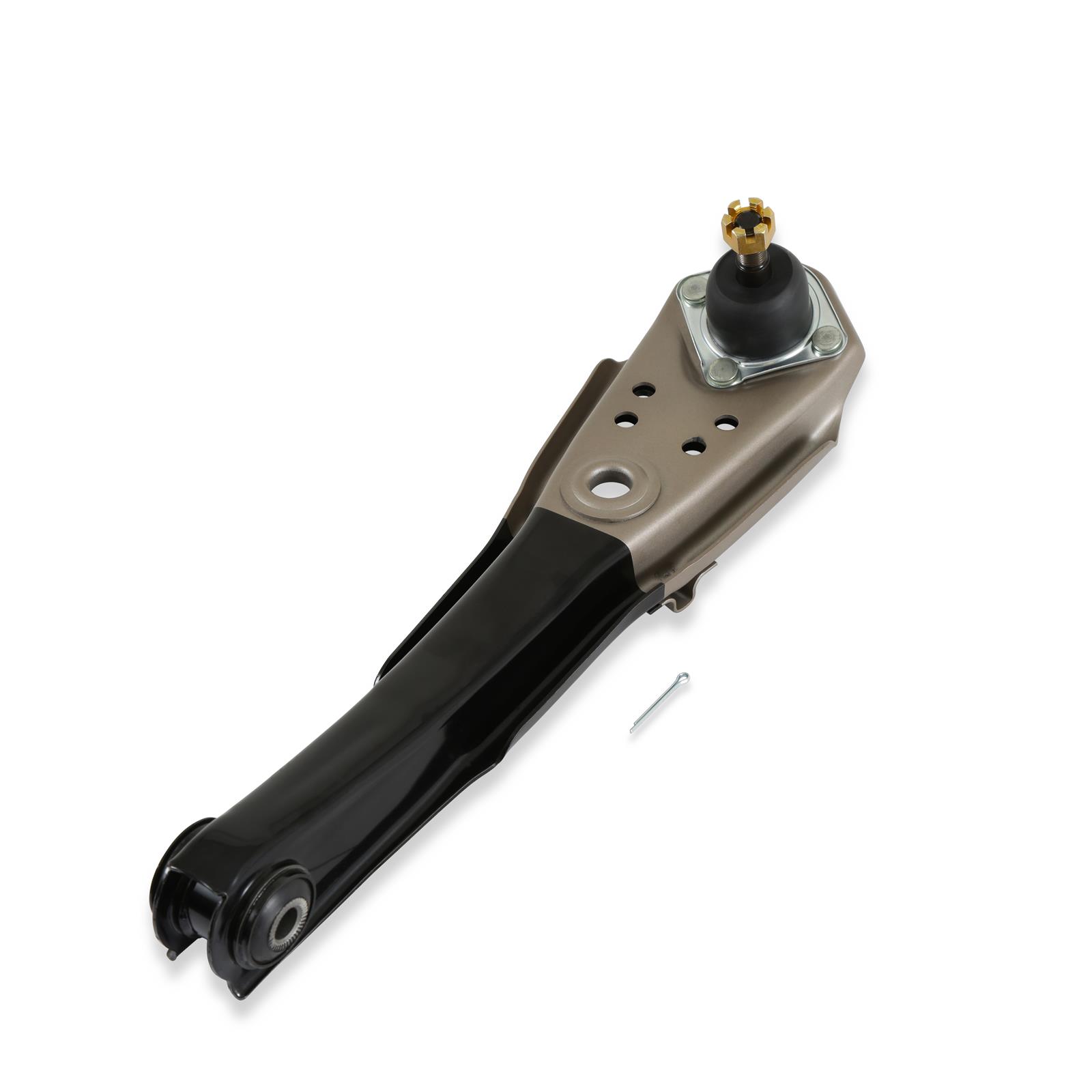 Scott Drake Concours Correct Control Arms C7WY-3078-A Arm, Correct, Fits Models with Original Strut Rods, Black/Gray Painted, Riveted Ball Joint, Mercury, Each thumbnail 3