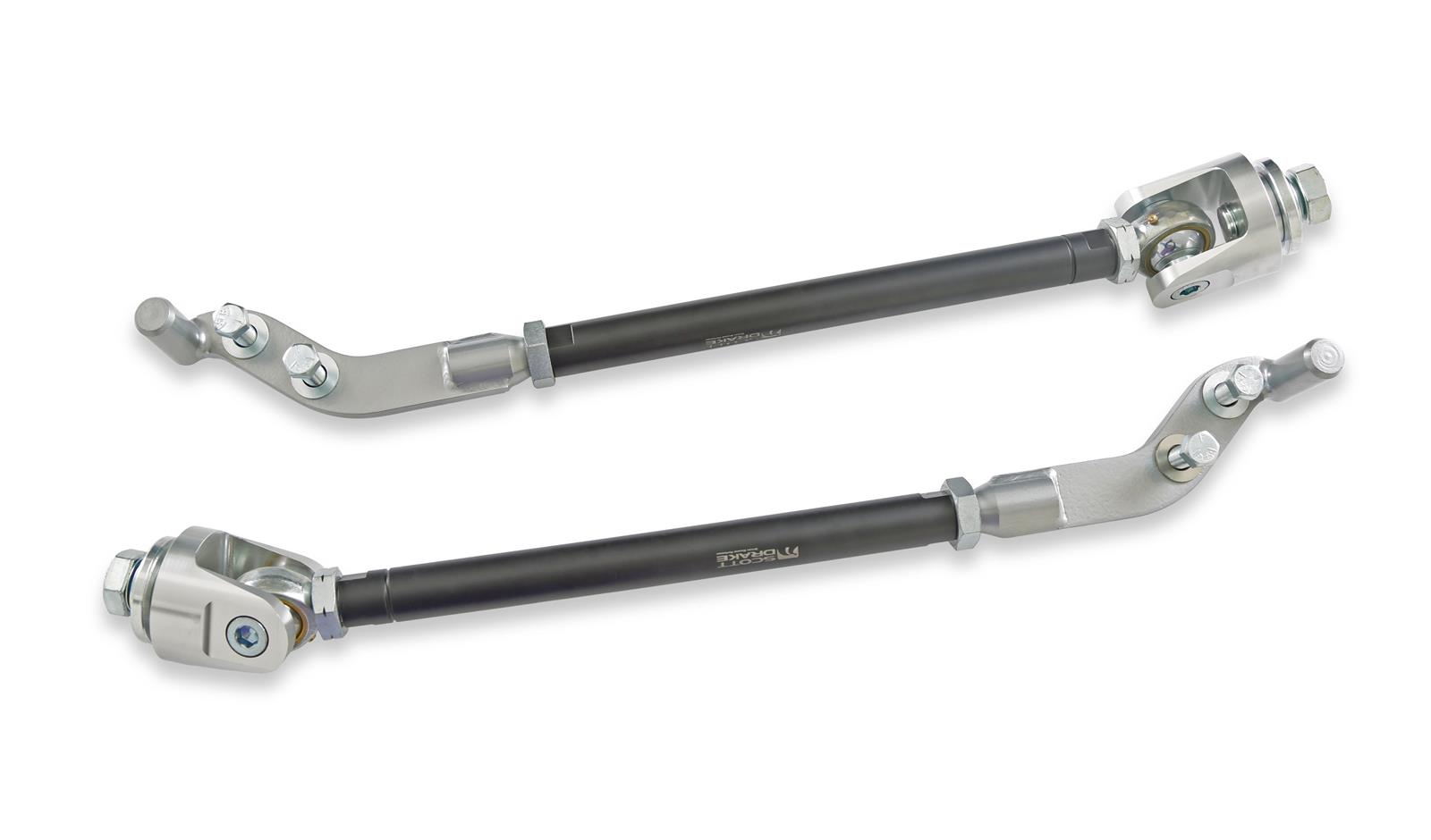 Scott Drake Performance Strut Rods C8ZZ-3468-P Rods, Performance, Adjustable, Steel, Black Powdercoated, Ford, Pair thumbnail 7