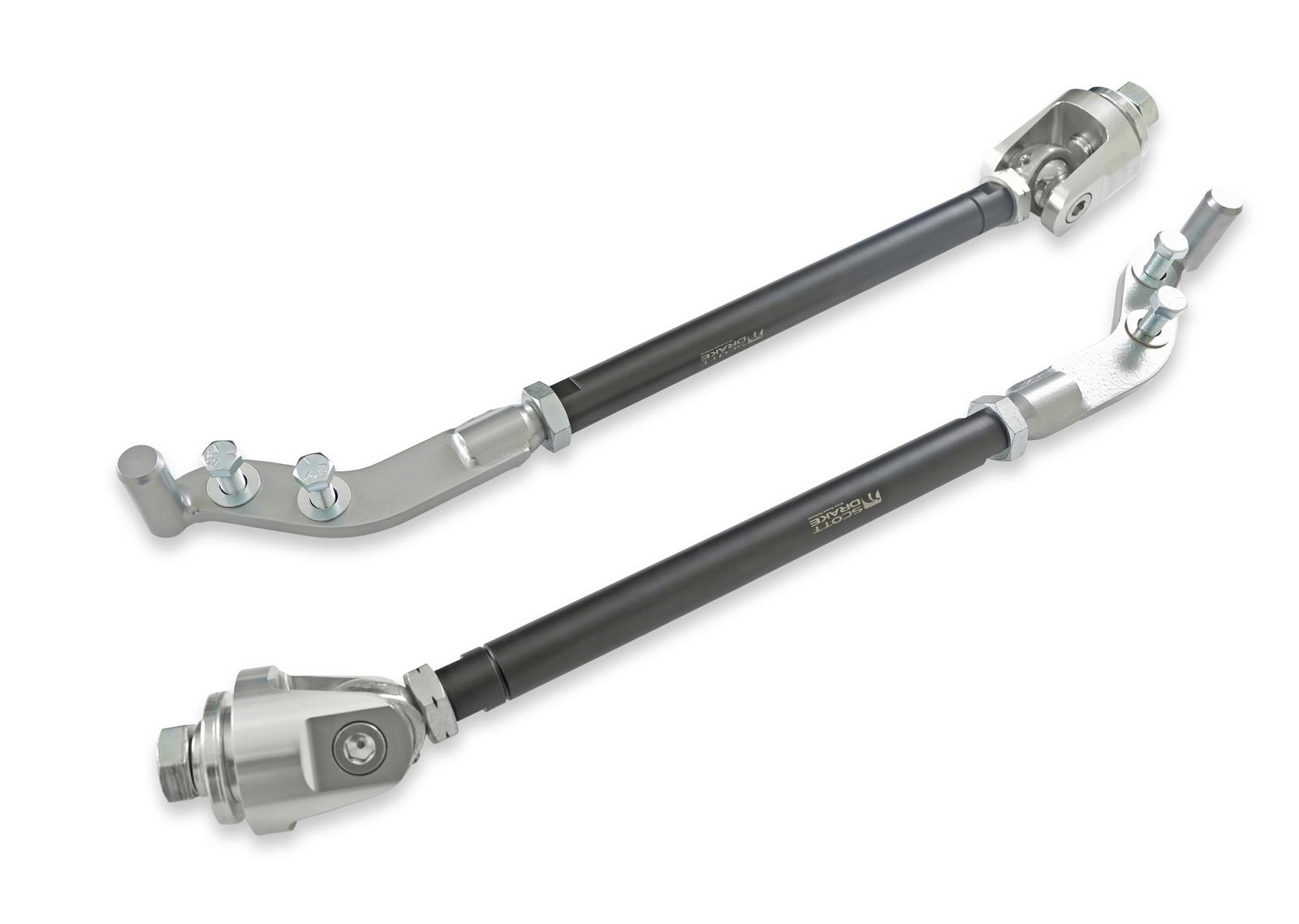 Scott Drake Performance Strut Rods C8ZZ-3468-P Rods, Performance, Adjustable, Steel, Black Powdercoated, Ford, Pair thumbnail 3