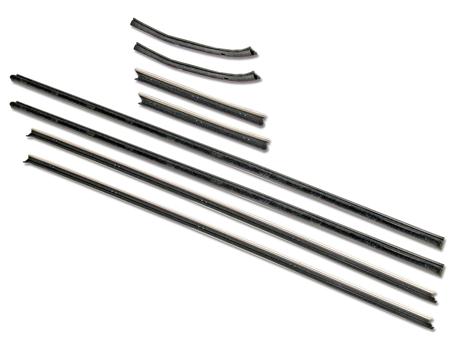 Scott Drake Weatherstrip Seals, Individual Position CG112 67-68 Cougar Window Channel Weather Strips