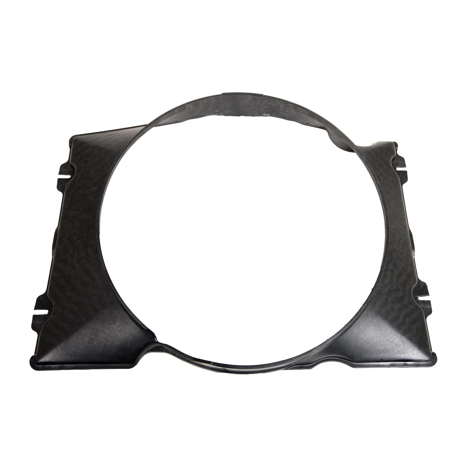 Scott Drake Fan Shrouds D0ZZ-8146-A Shroud, Single, Bolt-on, Plastic, Black, 24 in. Width, Ford, Mercury, Each