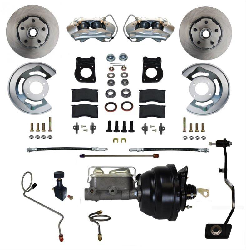Scott Drake Disc Brake Kits DBC-A121-M-R Kit 67-69 POWER DISC BRAKE KIT - MANUAL