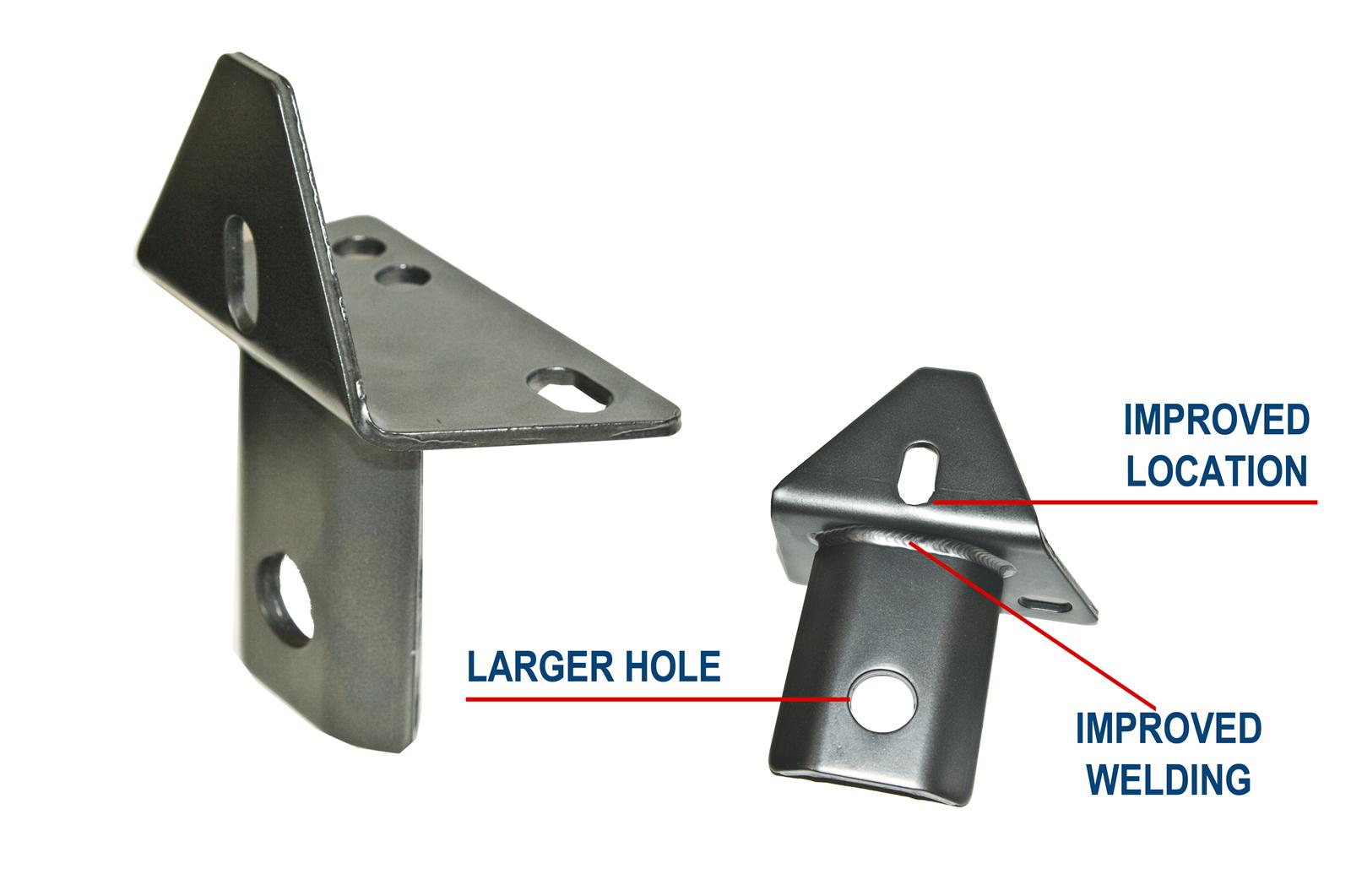 Scott Drake Power Steering Drop Brackets DBPP-10961-A Bracket, Lower Style, Steel, Natural, Ford, Each