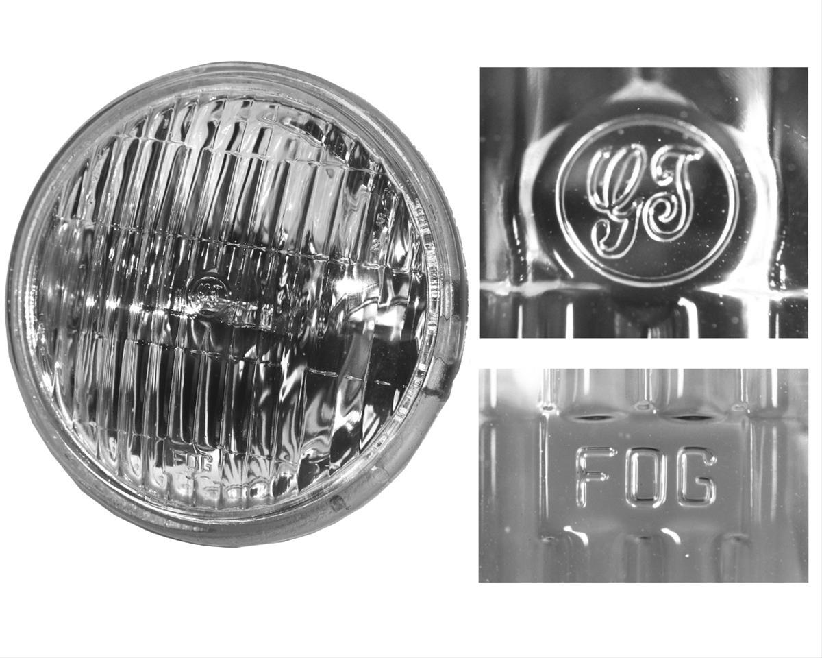 Scott Drake Mustang Fog Lamps FDU-15220-GT Lamp, Round, Clear, GT Logo, Ford, Each thumbnail 2