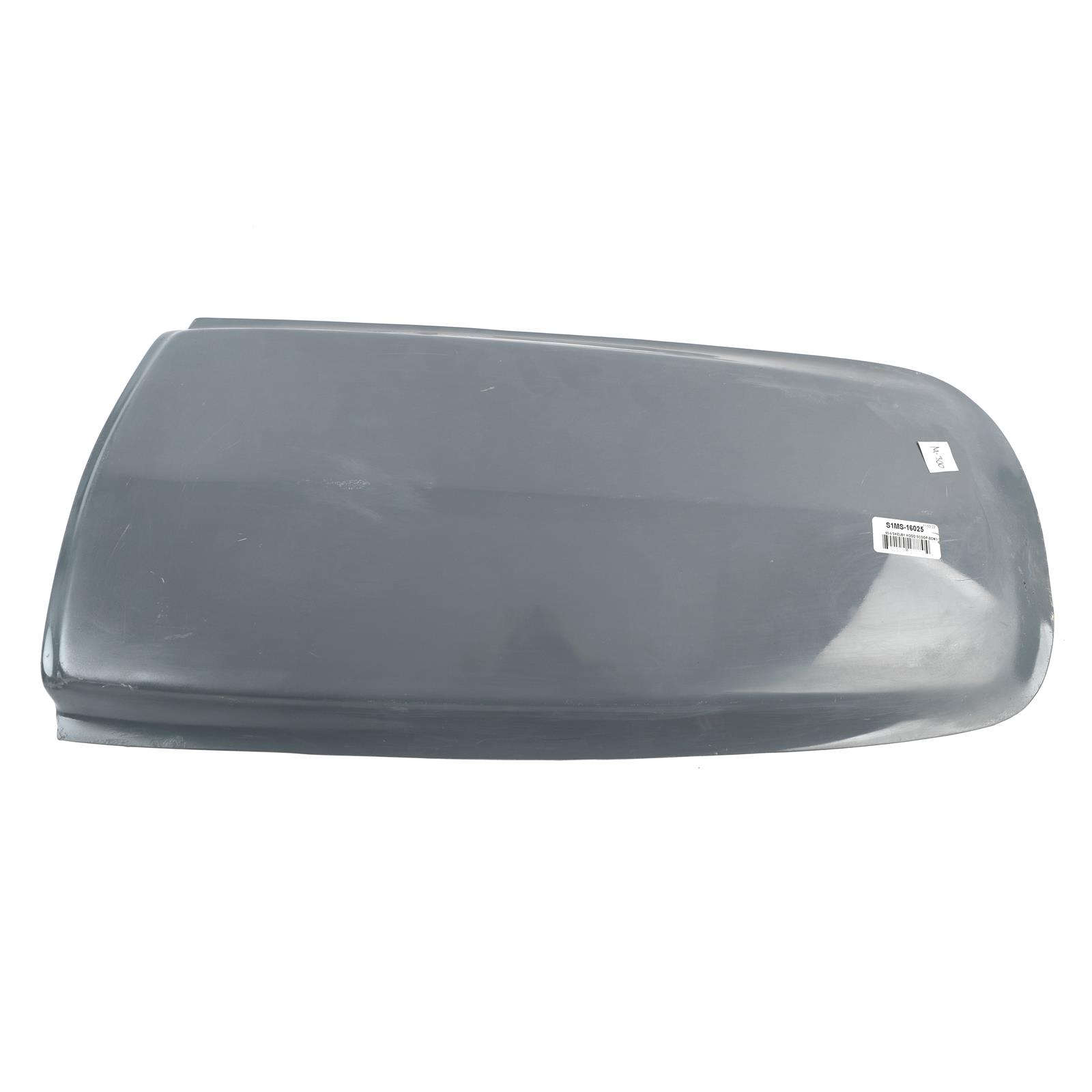 Scott Drake Hood Scoops S1MS-16025 Scoop, Shelby Type, Bond-On, Fiberglass, Gray Gelcoat, Ford, Each
