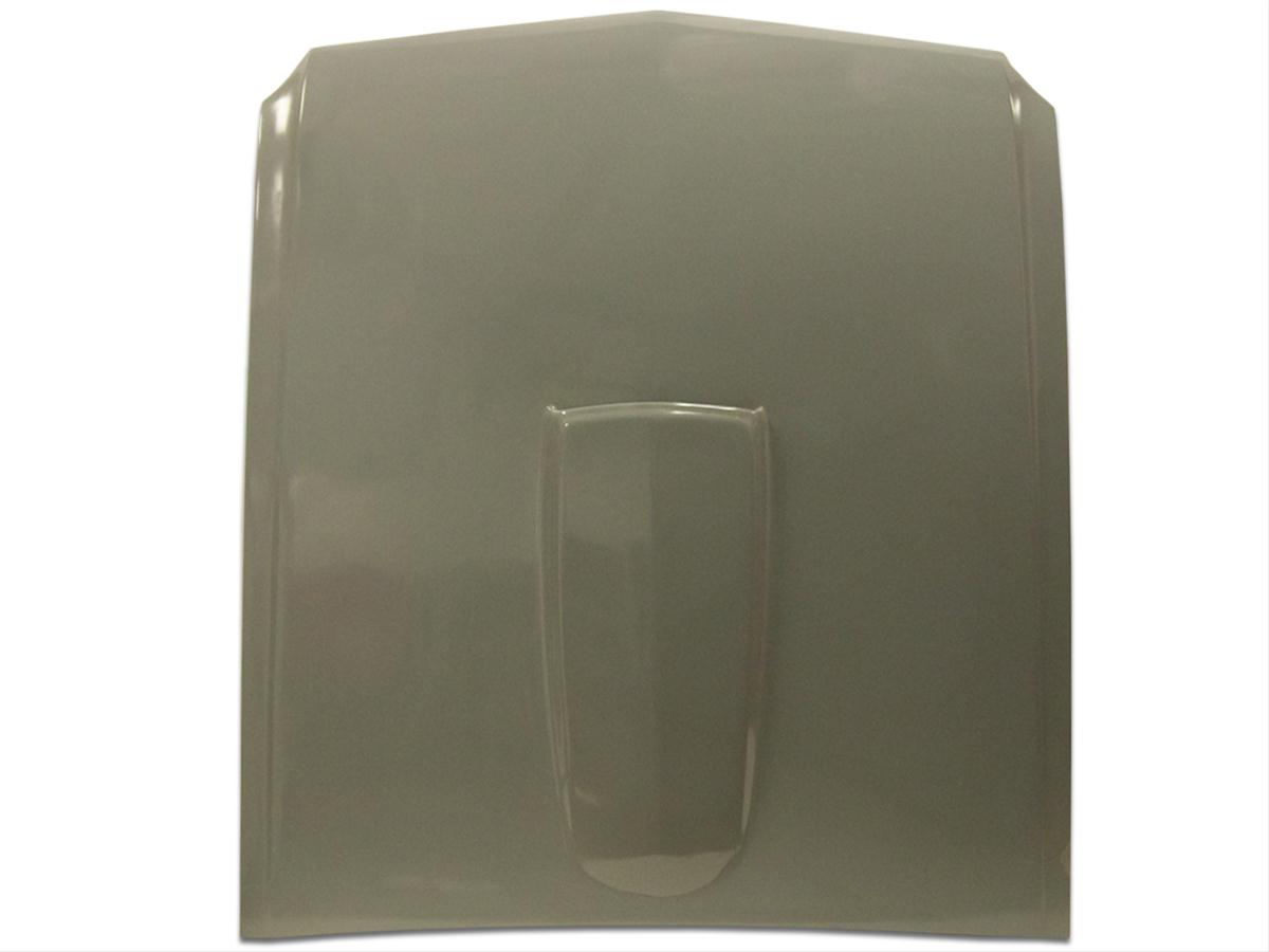 Scott Drake Reproduction Hoods S1MS-16612-A Hood, Fiberglass, Gray Gelgoat, Ford, Each
