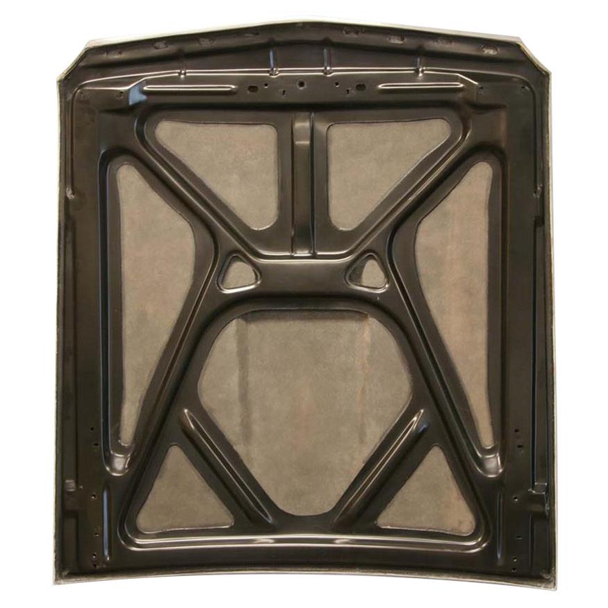 Scott Drake Reproduction Hoods S1MS-16612-A Hood, Fiberglass, Gray Gelgoat, Ford, Each thumbnail 2