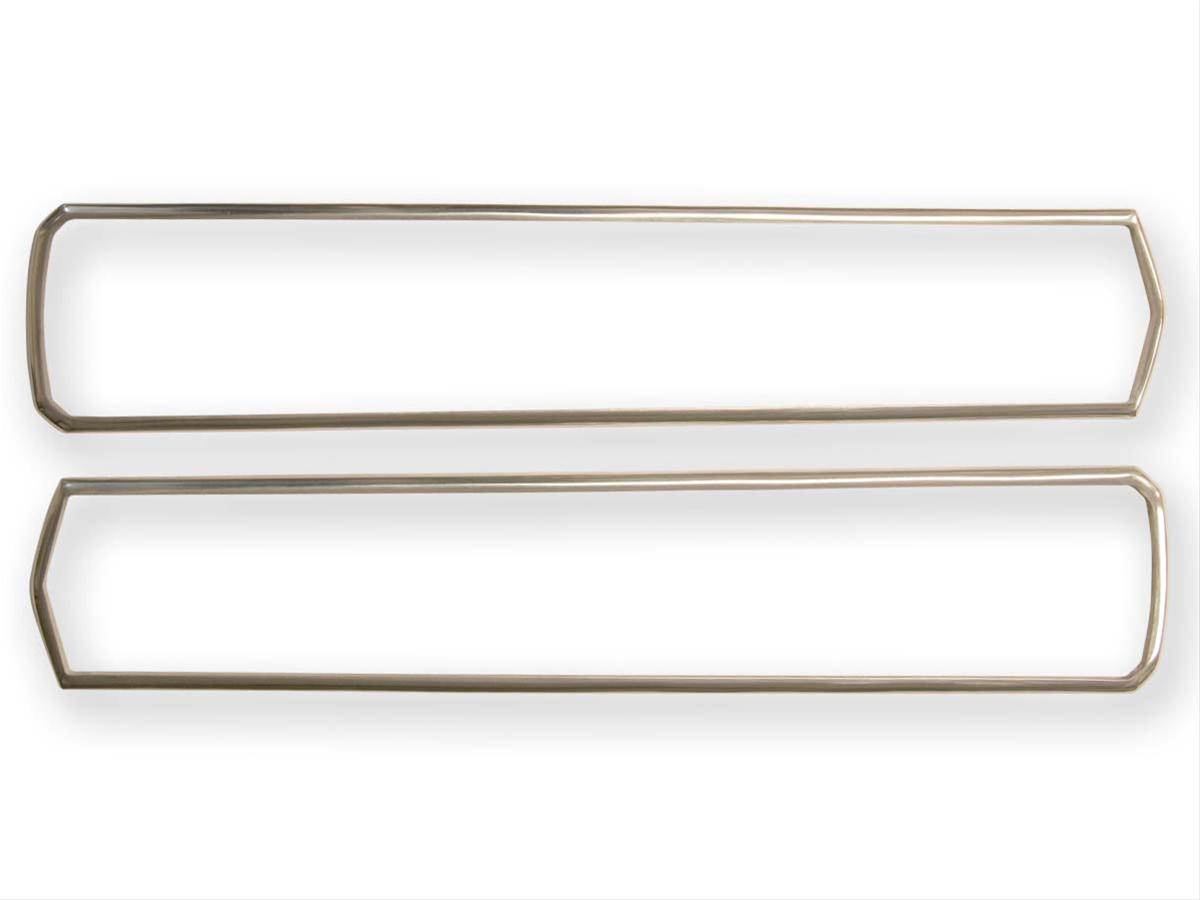 Scott Drake Replacement Taillight Components S7MS-13489 Bezels, Replacement, Ford, Pair