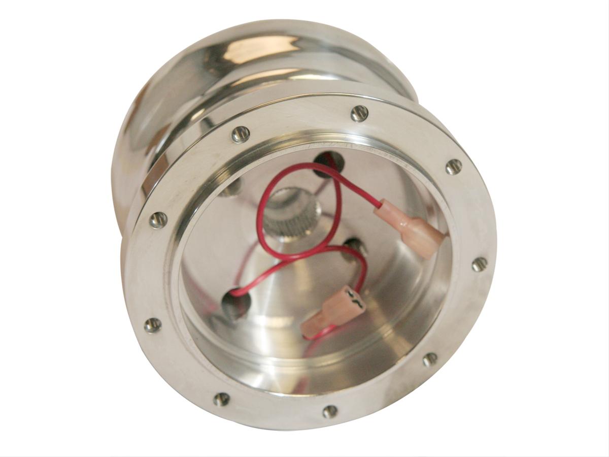 Scott Drake Corso Feroce Steering Column Adapters S7MS-3511-P Adapter, 9-Bolt Mount, Polished, Billet Aluminum, for Wheel, Ford, Each