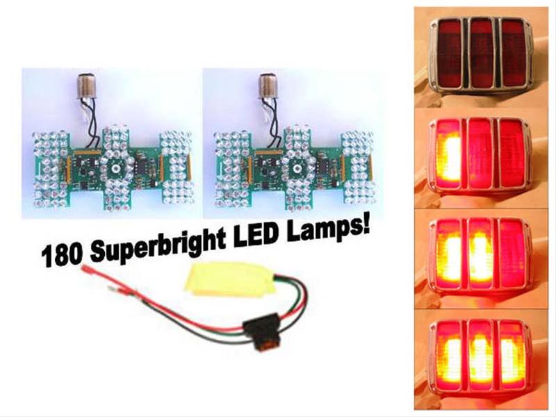 Scott Drake LED Sequential Taillight Kits SD-0005-UB Tail Lights, LED, Ford, Kit