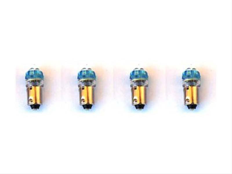 Scott Drake Instrument Panel LED Lights SD-1895-BL Light Bulbs, Lights, Blue, Ford, Set of 4
