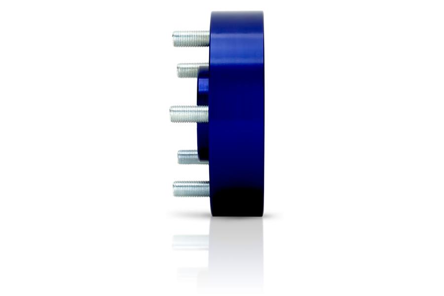 Spidertrax Off-Road 1.5 inch Wheel Spacers WHS020 Spacers, Billet Aluminum, Blue Anodized, 1.50 in. Thick, 5 x 4.50 in. Bolt Pattern, Jeep, Pair thumbnail 3