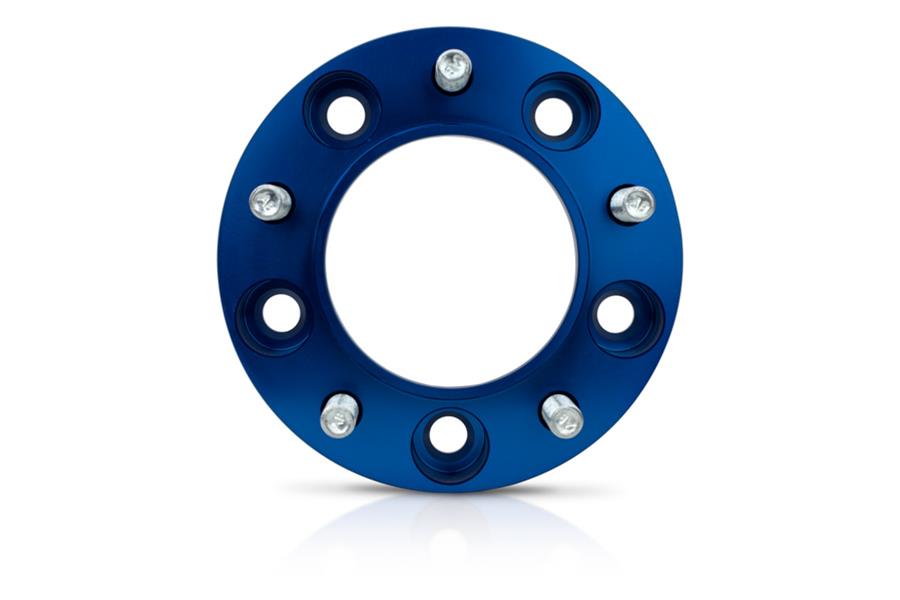 Spidertrax Off-Road 1.25 inch Wheel Spacers WHS023 Spacers, Billet Aluminum, Blue Anodized, in. Thick, 5 x 150mm Bolt Pattern, Toyota, Pair thumbnail 2