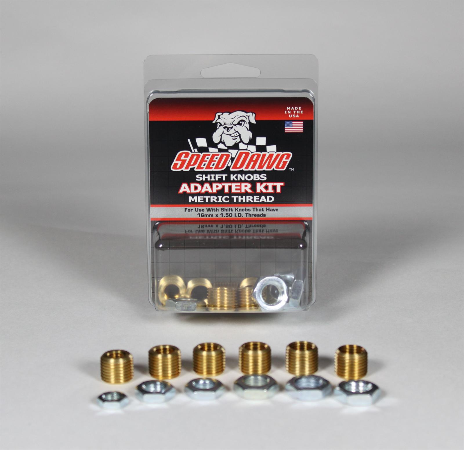 Speed Dawg SK500MET6A Speed Dawg Shift Knob Adapter Kits Summit Racing