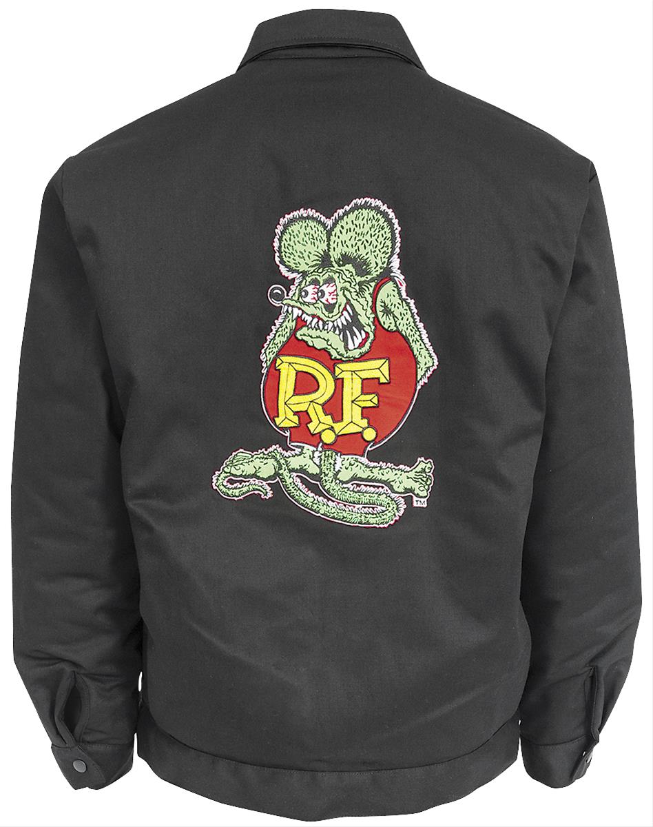 Rat Fink RF62771-LG Ed Roth Rat Fink Patch Jacket | Summit Racing