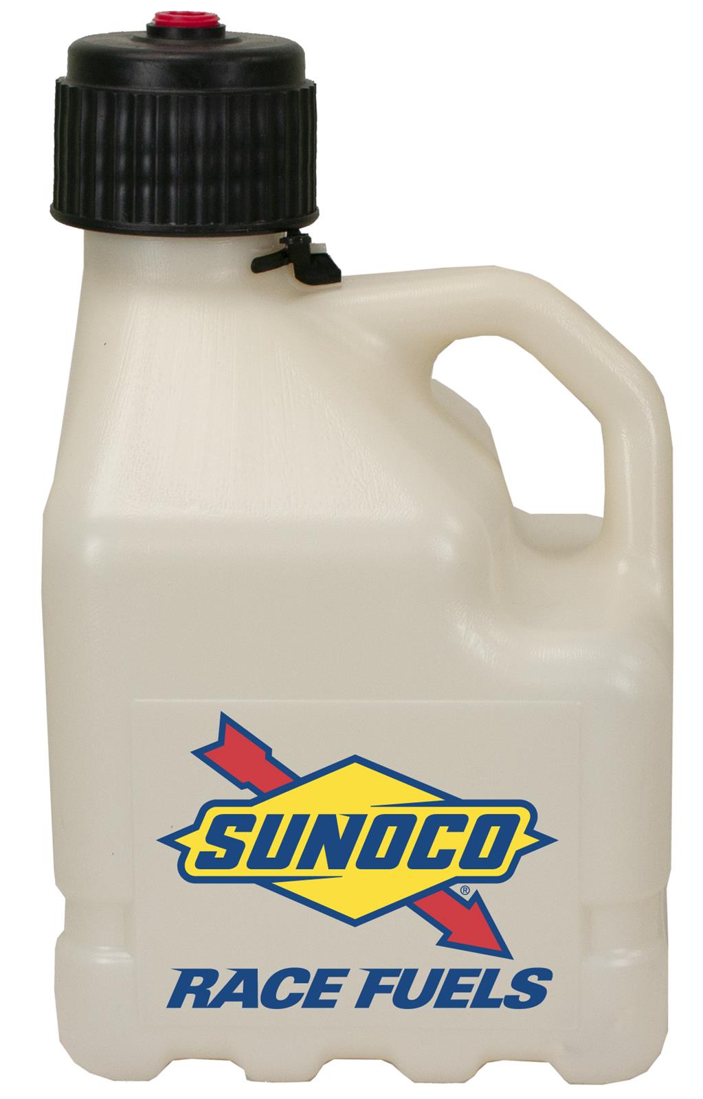 3 Gallons Sunoco Race Jug R3100CL Utility Jug, Gallons, Square, Polyethlene, Clear, Each