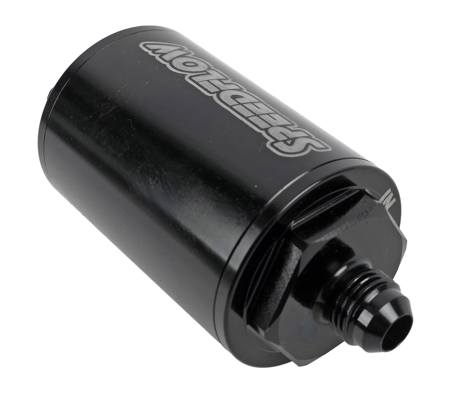 Speedflow Racing Speedflow USA 601-010-06-BLK Speedflow Short Series AN Filters | Summit ...