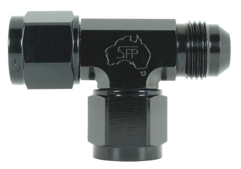 Speedflow Racing Speedflow USA SF-144-406-BLK Speedflow Tee Fittings | Summit Racing