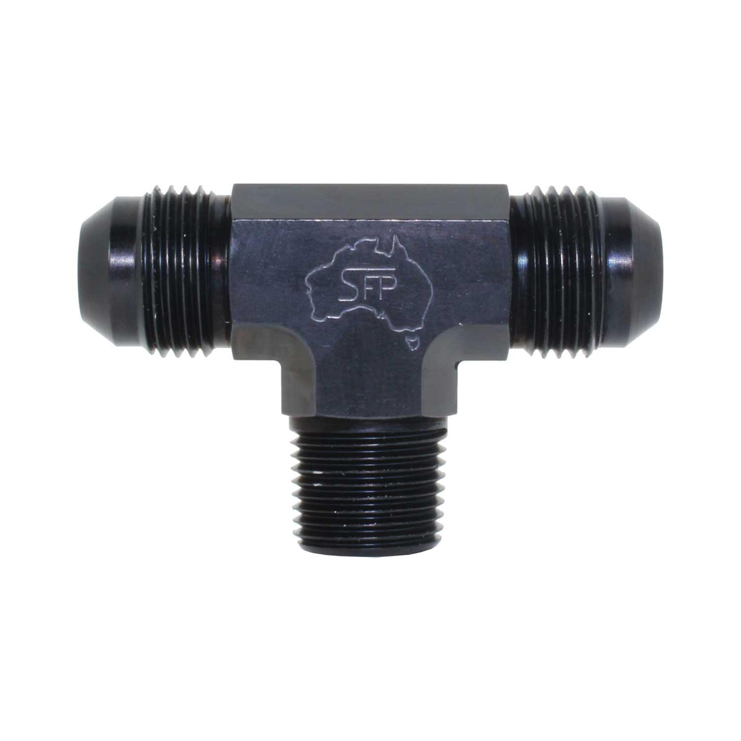 Speedflow Racing Speedflow USA 825-04-BLK Speedflow Tee Fittings | Summit Racing